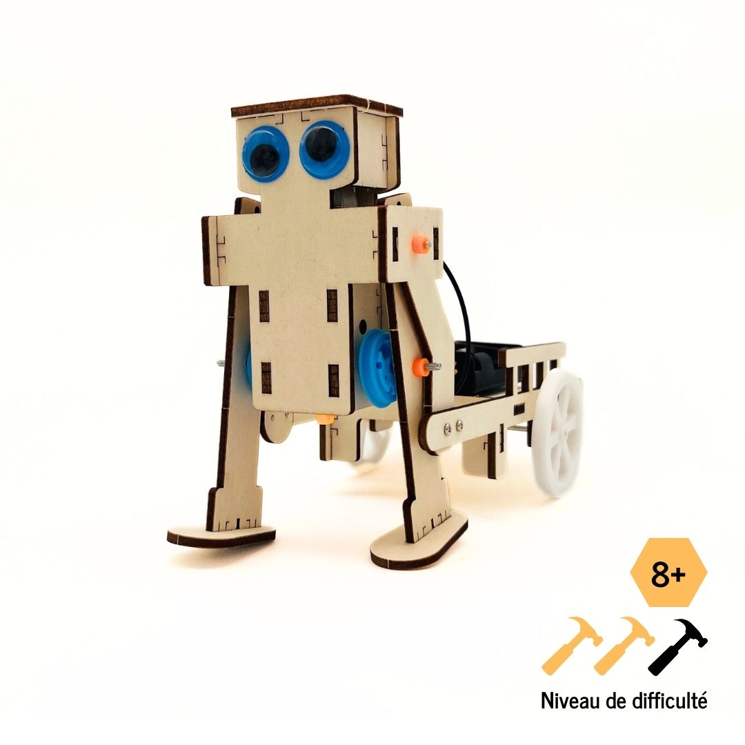 Jouet Robot électrique en bois fait à la main, 1 ensemble, jouet